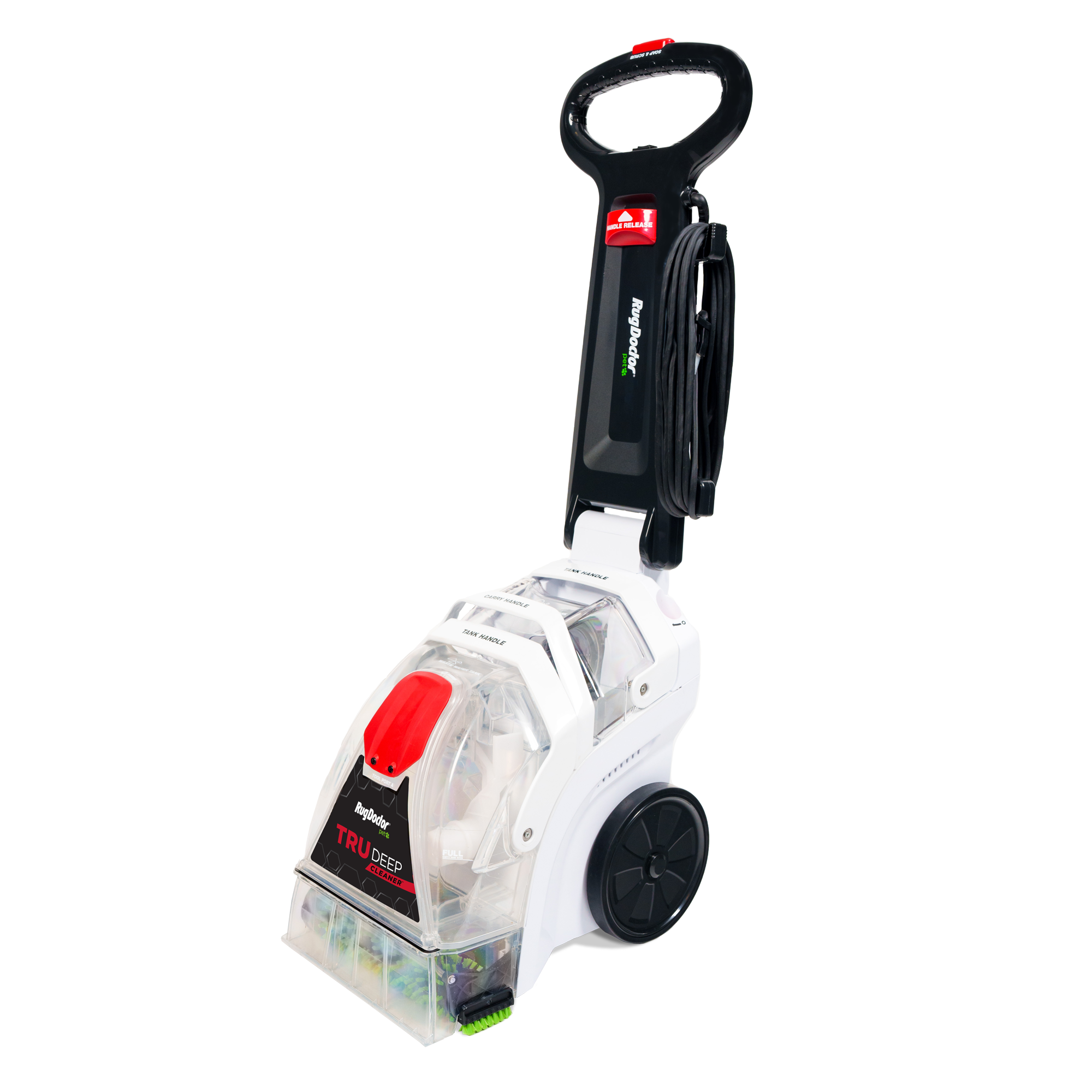TruDeep Cleaner® professional-level carpet cleaner: 3/4 view